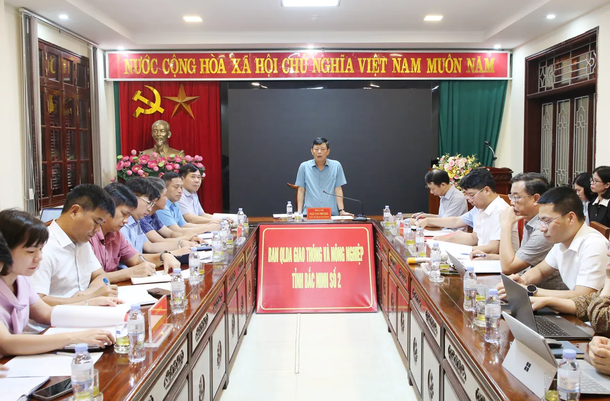 Họp tháo gỡ vướng mắc, đẩy nhanh tiến độ giải ngân vốn đầu tư công các dự án Ban Quản...
