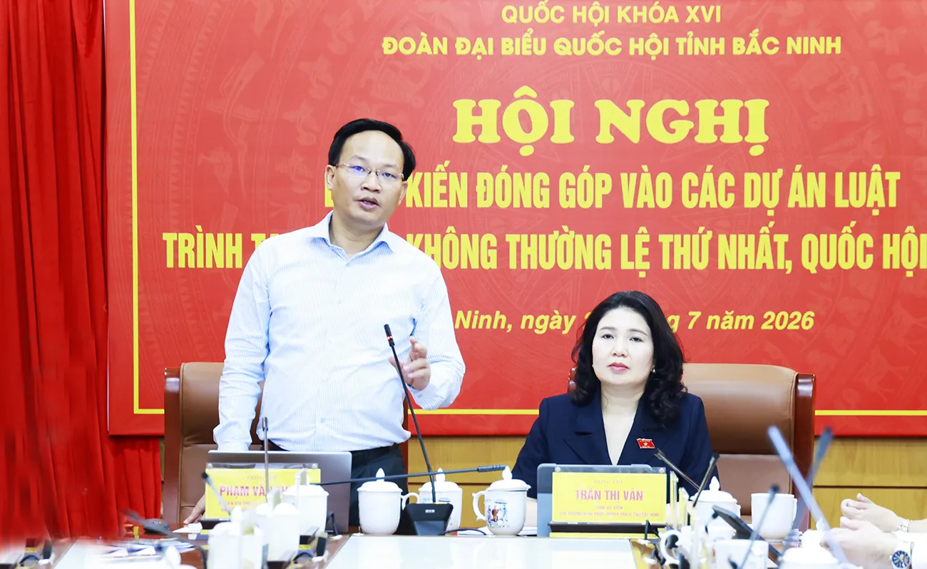 Đoàn đại biểu Quốc hội tỉnh Bắc Ninh lấy ý kiến góp ý các dự án Luật Nhà ở (sửa đổi)...