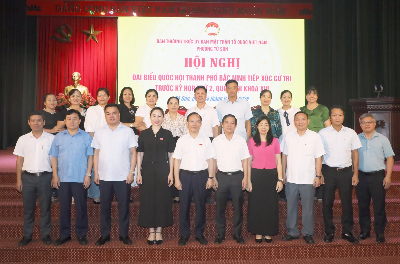 Đoàn đại biểu Quốc hội thành phố Bắc Ninh tiếp xúc cử tri phường Từ Sơn