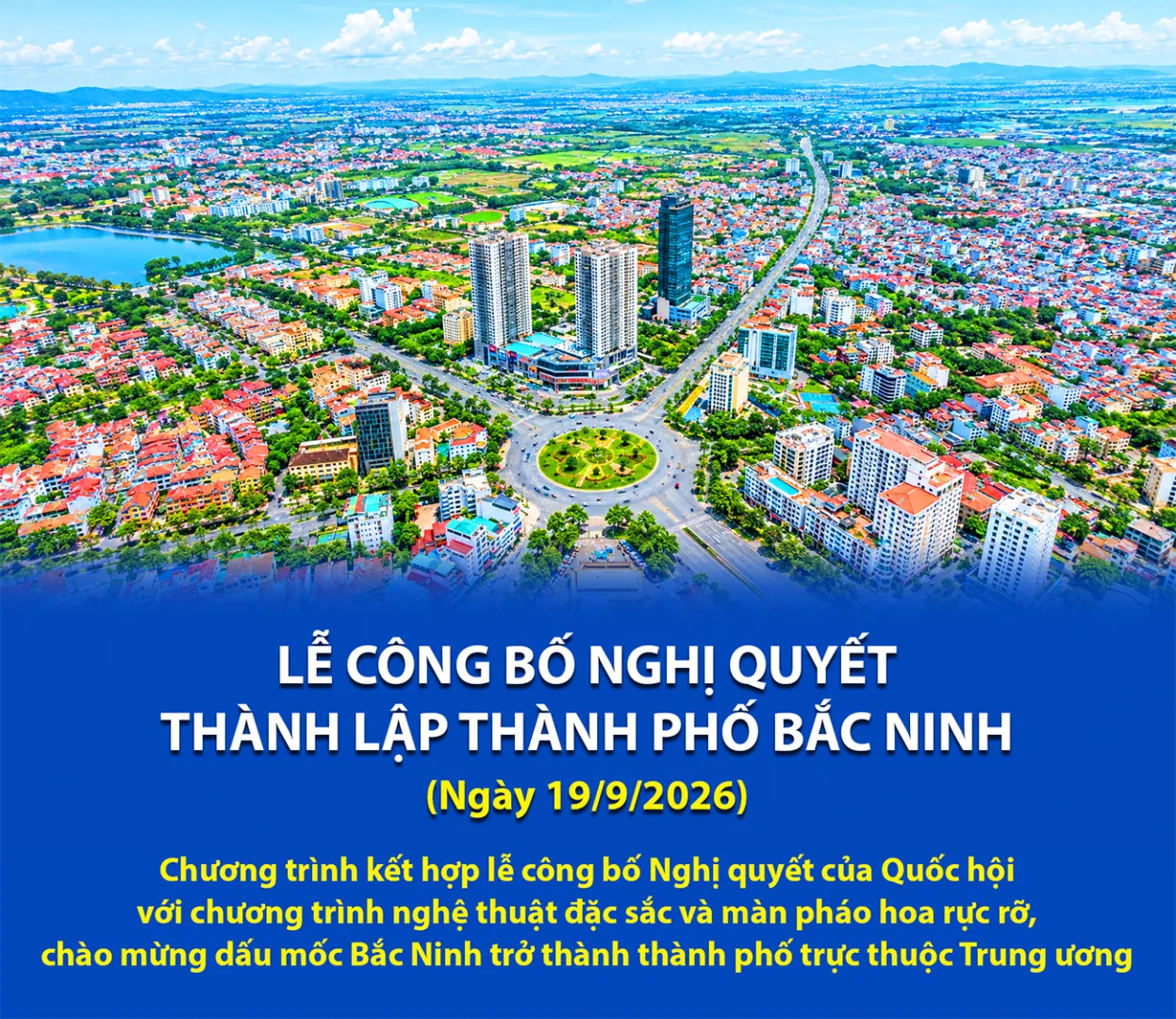 [Infographic] Lễ Công bố Nghị quyết thành lập thành phố Bắc Ninh