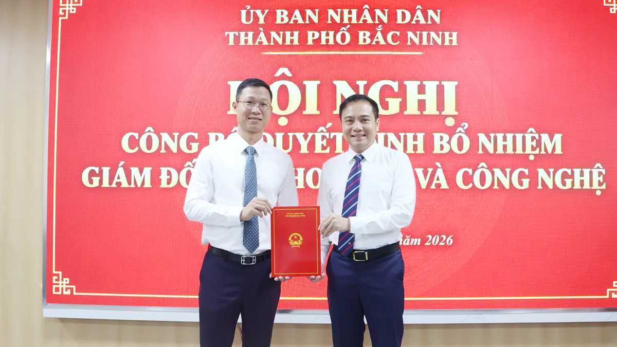 Đồng chí Thân Trung Kiên được bổ nhiệm giữ chức Giám đốc Sở Khoa học và Công nghệ...