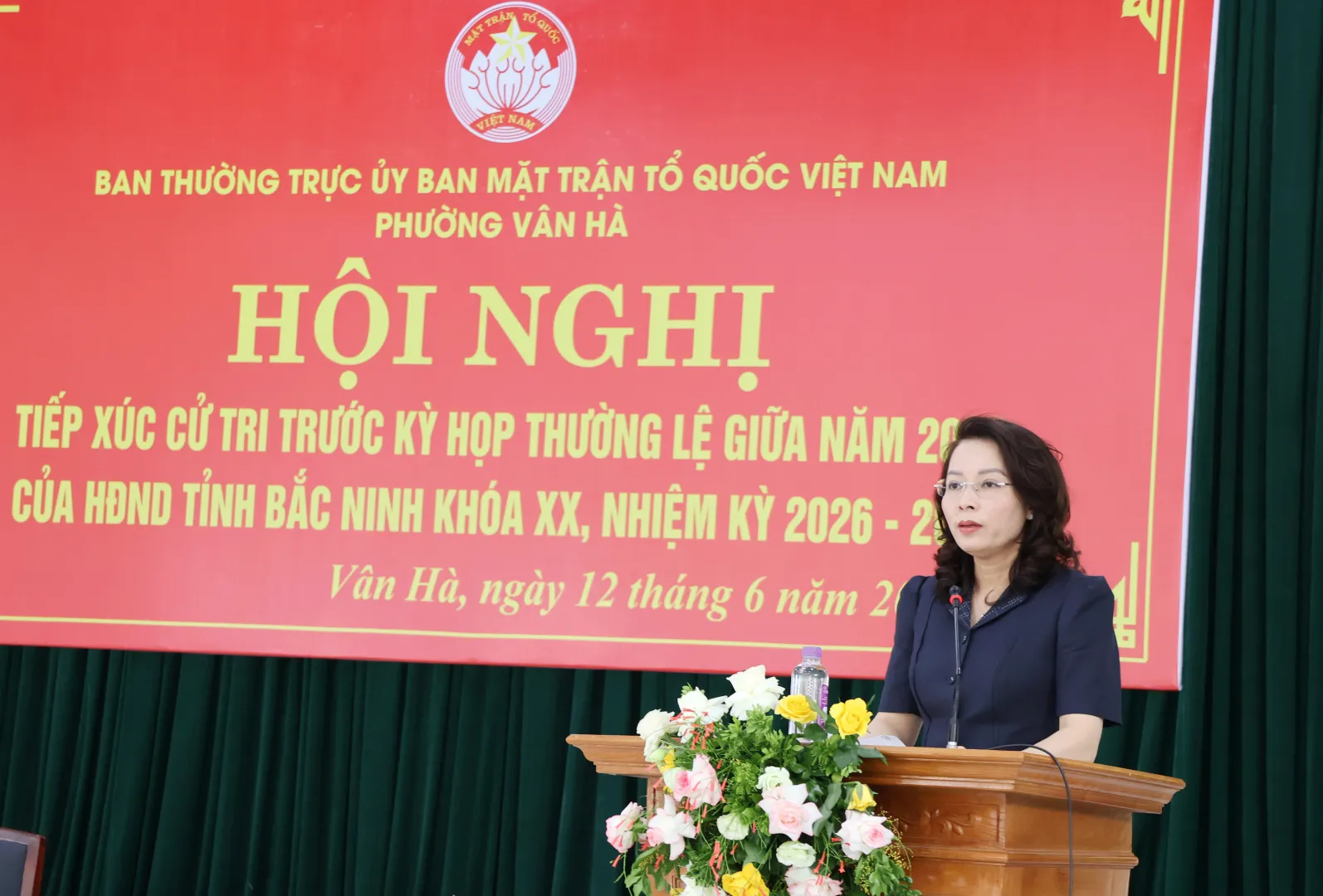 Đồng chí Nguyễn Thị Hương, Phó Bí thư Thường trực Tỉnh ủy, Trưởng Đoàn Đại biểu Quốc...
