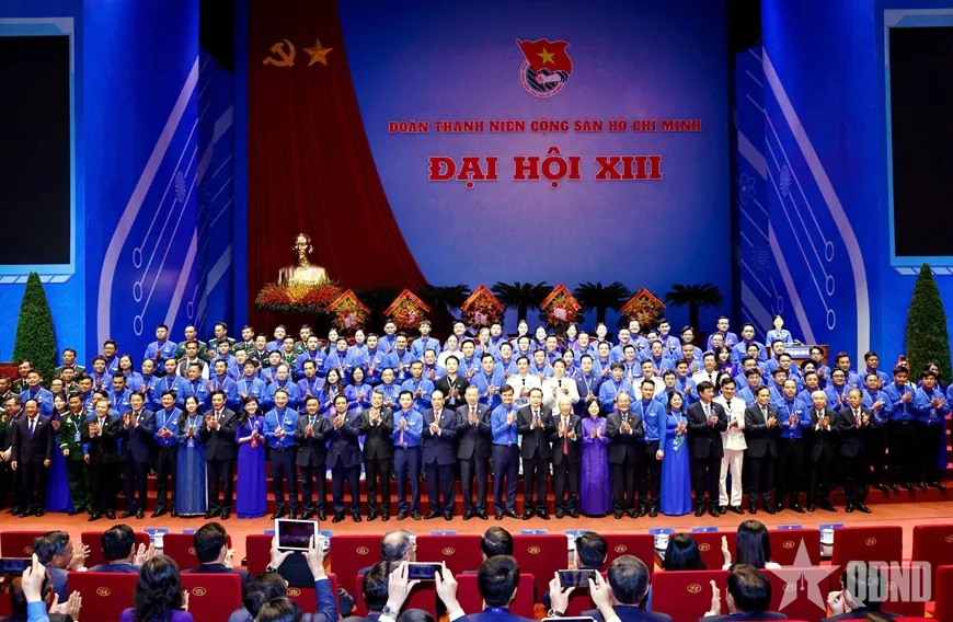 Đoàn đại biểu Đoàn TNCS Hồ Chí Minh tỉnh Bắc Ninh dự phiên trọng thể Đại hội đại biểu...