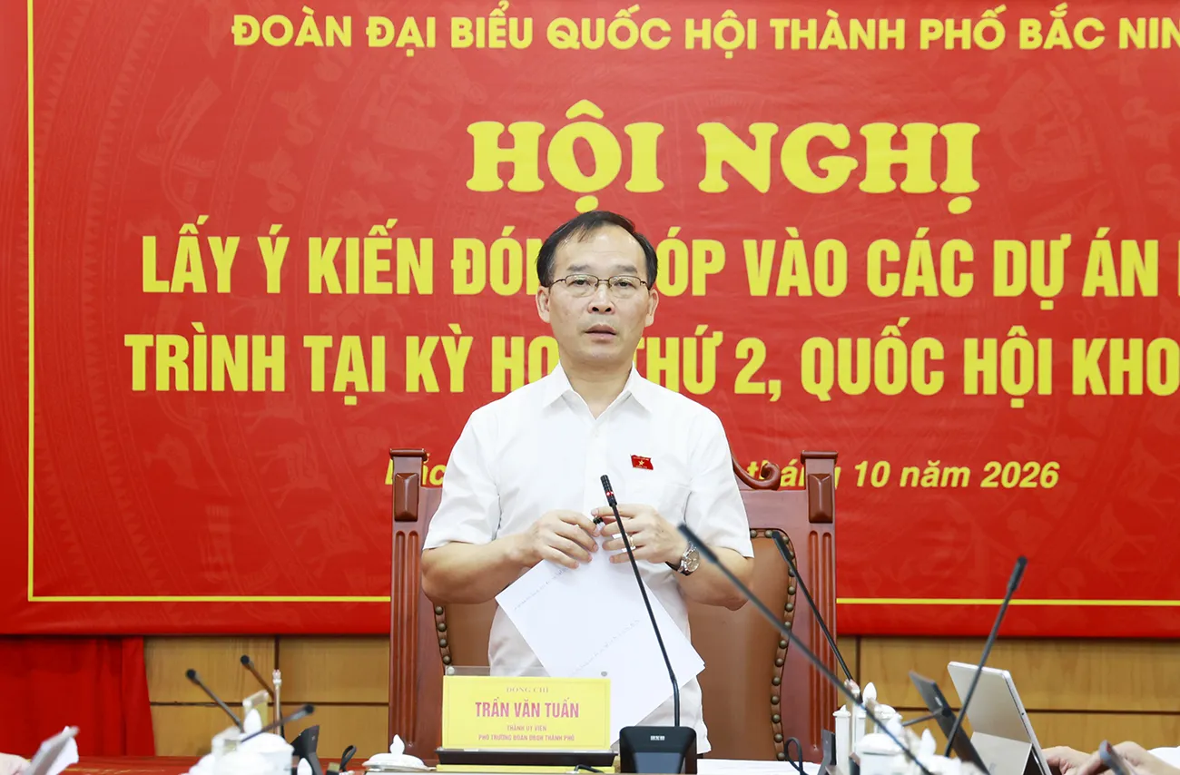 Đoàn đại biểu Quốc hội thành phố Bắc Ninh lấy ý kiến 3 dự án luật
