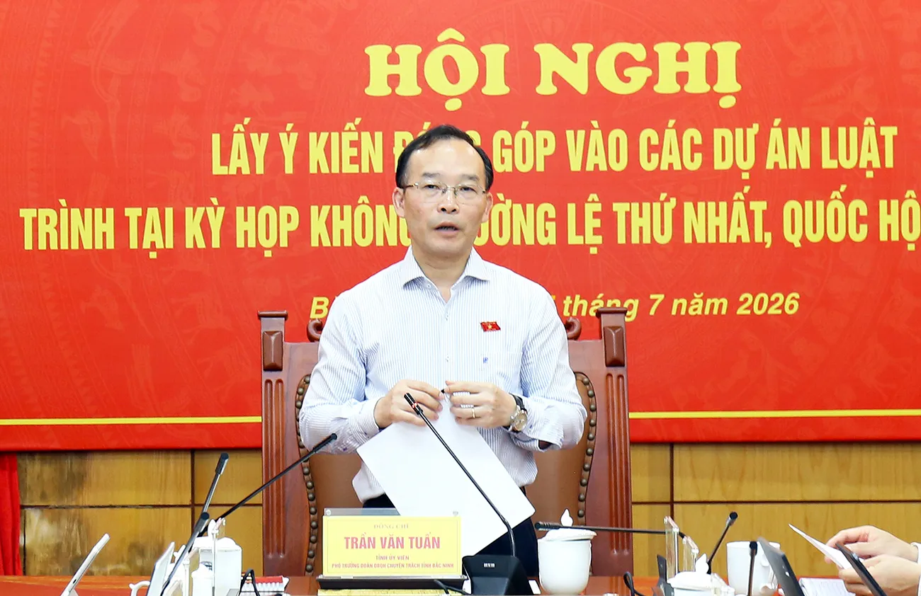 Bắc Ninh: Lấy ý kiến đóng góp vào các dự án luật trình Kỳ họp không thường lệ thứ...