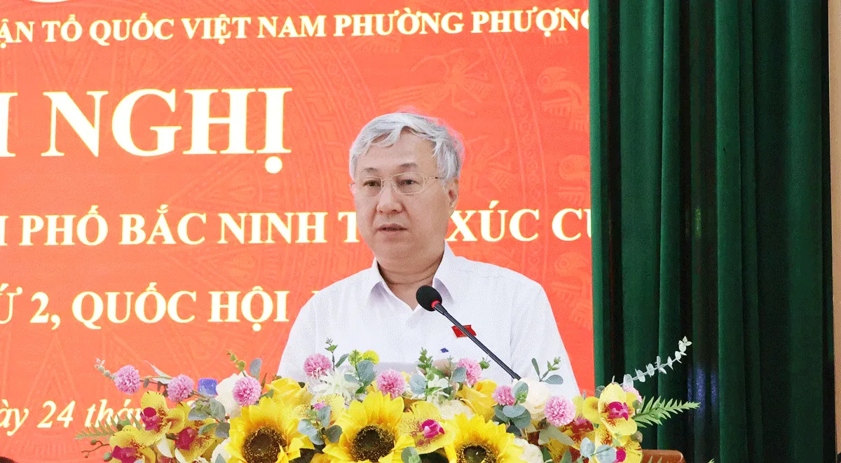 Tiếp xúc cử tri trước Kỳ họp thứ 2, Quốc hội khóa XVI tại phường Phượng Sơn