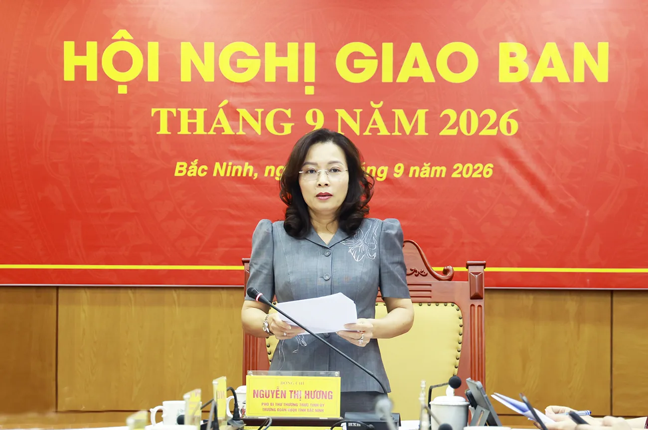 Đoàn Đại biểu Quốc hội tỉnh Bắc Ninh giao ban công tác tháng 9, triển khai nhiệm vụ...