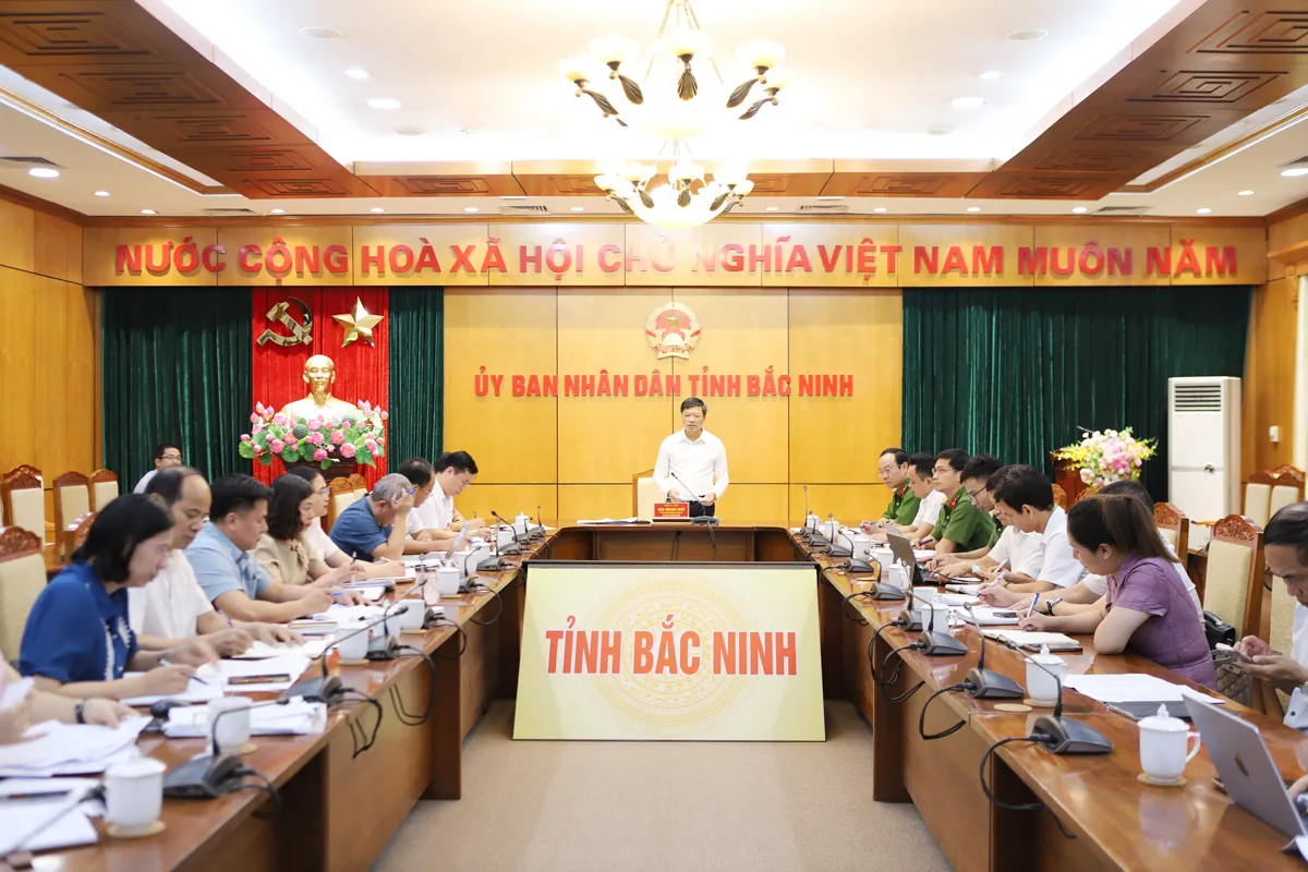 Bắc Ninh kiểm điểm tiến độ đo đạc, lập bản đồ địa chính, lập hồ sơ địa chính và hoàn...